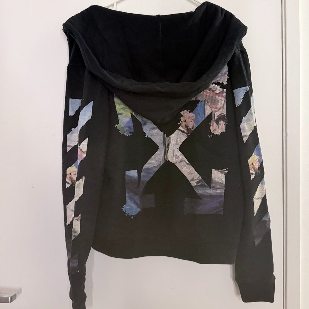 Off-White SS19 Impressionism Monet Arrow Hoodie Virgil Abloh